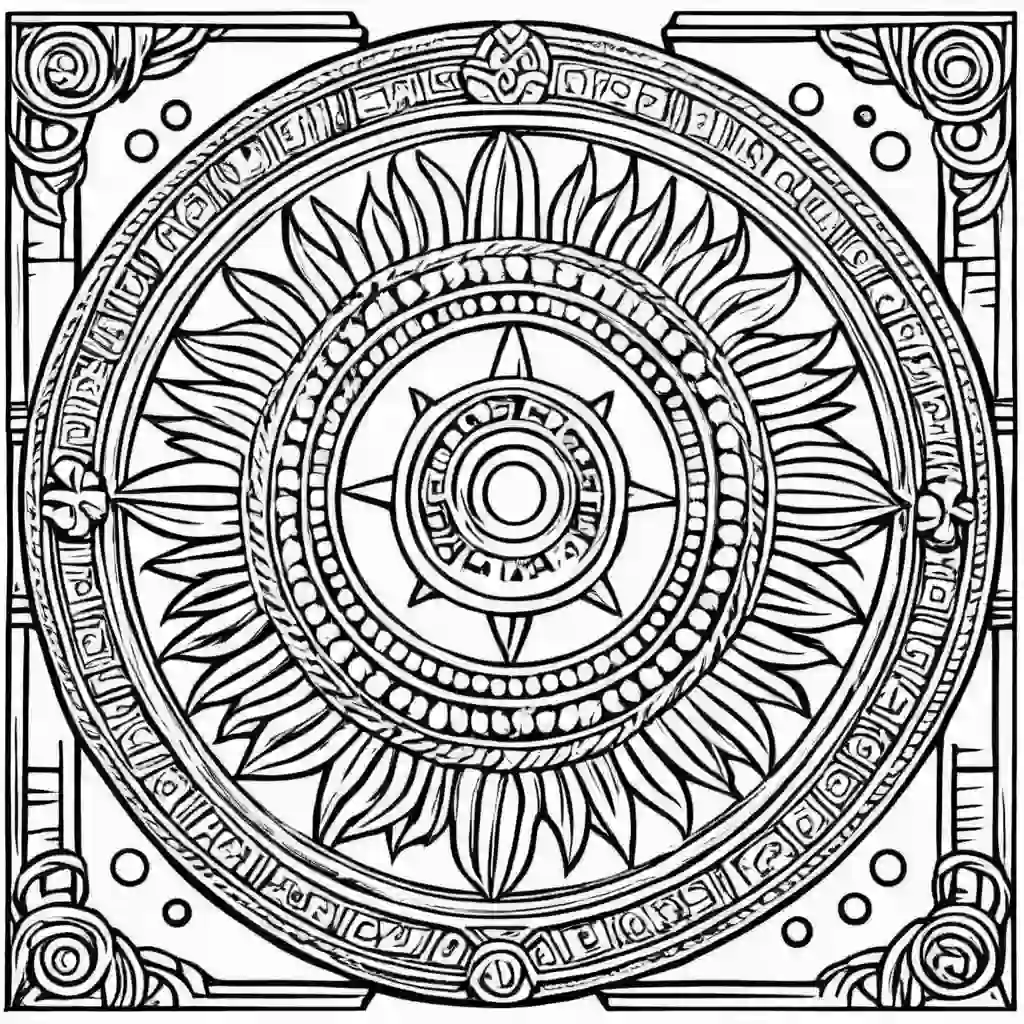 Ancient Coins coloring pages